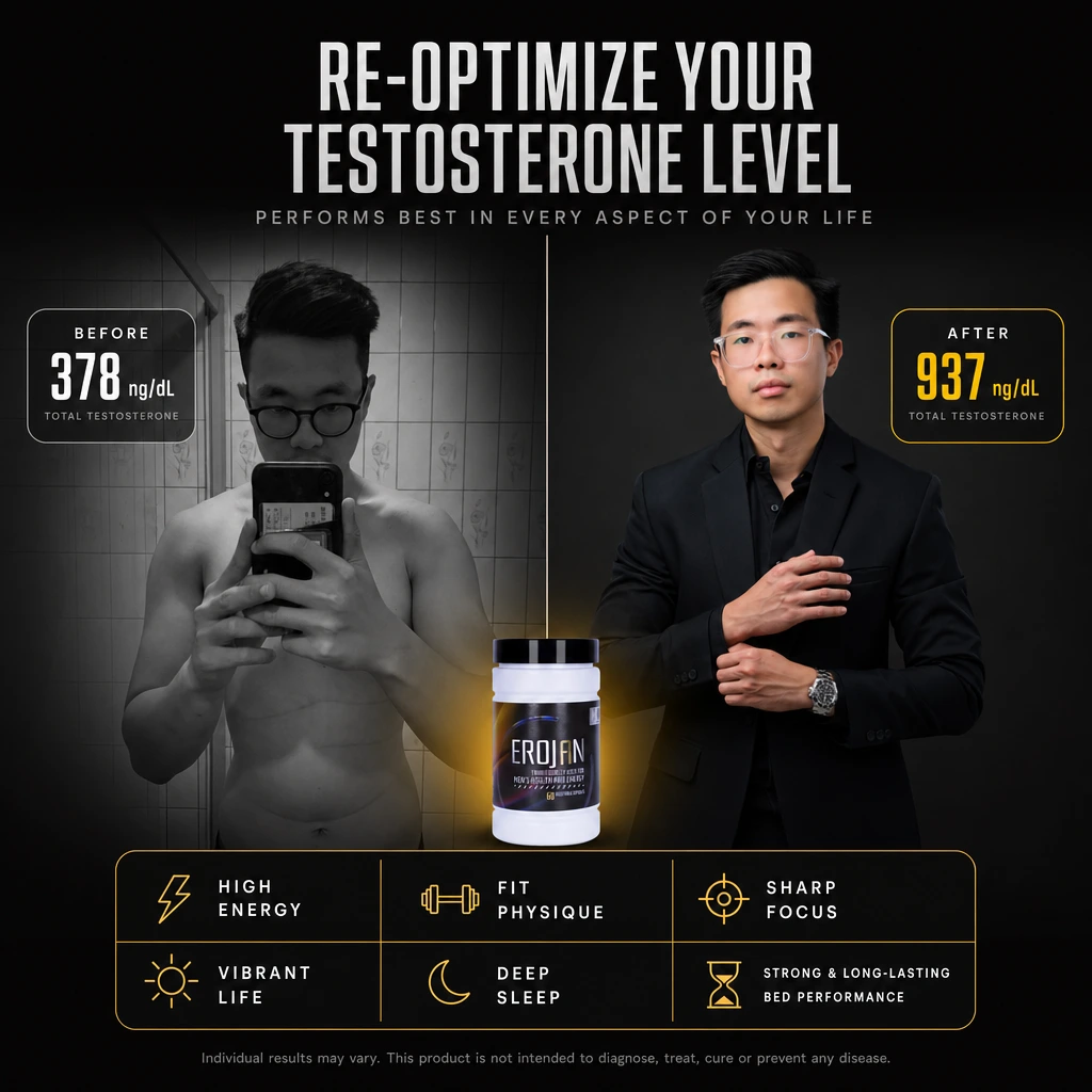 Re-optimize your testosterone level
