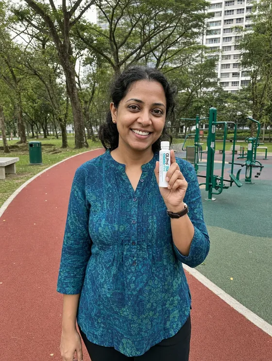A GLPro&trade; Core customer in Singapore with their bottle