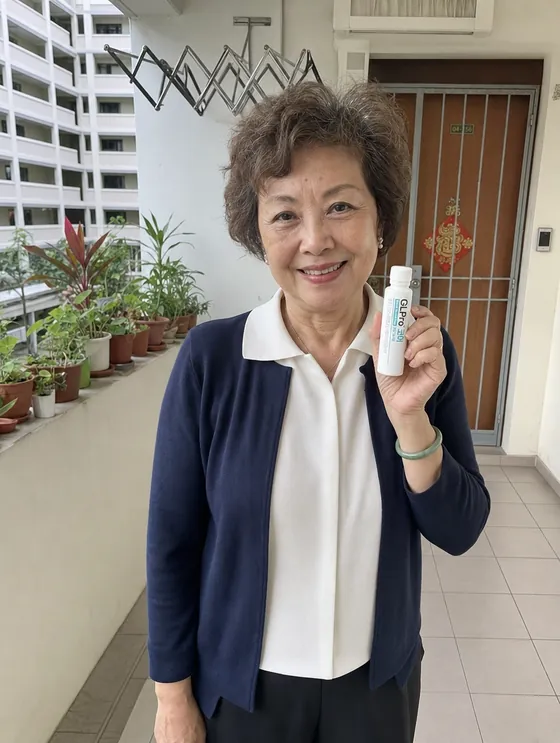 A GLPro&trade; Core customer in Singapore with their bottle