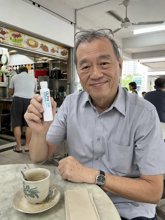 A GLPro&trade; Core customer in Singapore with their bottle