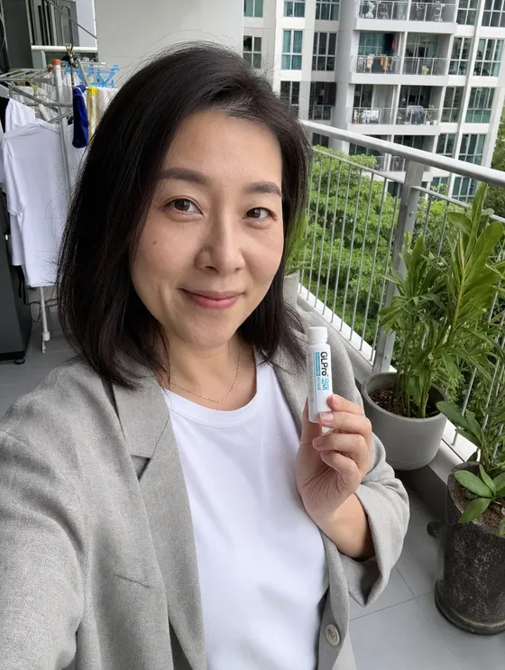 A GLPro&trade; Core customer in Singapore with their bottle