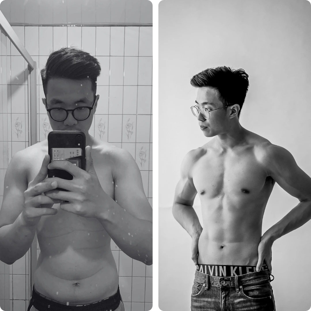 Coach Felix before and after