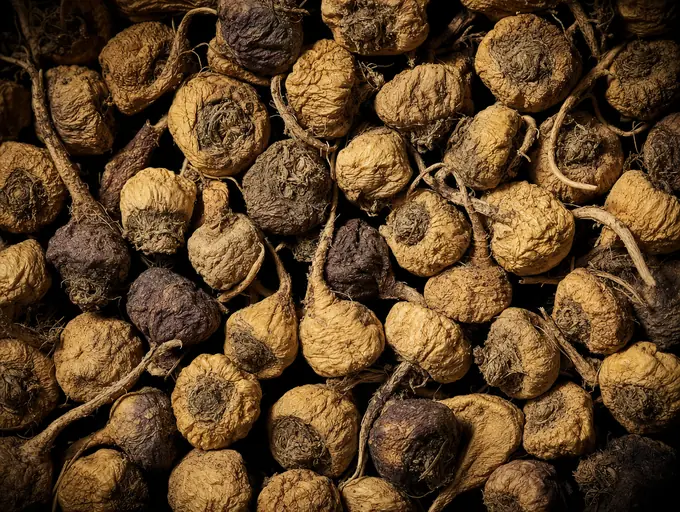 Maca root, dried